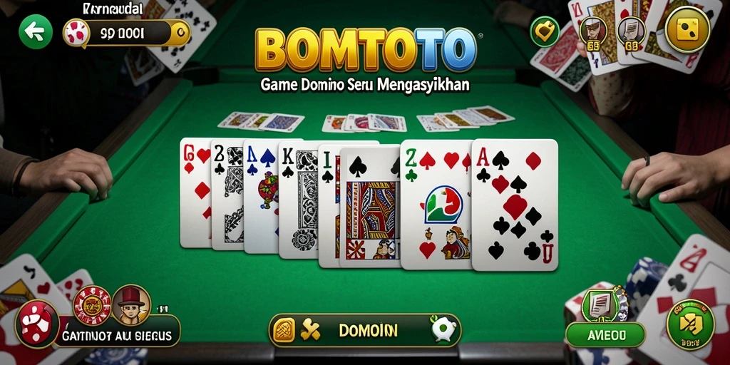 Tampilan gameplay seru dari game BOMTOTO yang penuh strategi.