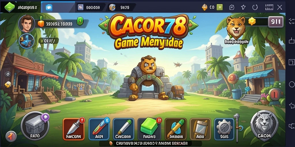Tampilan gameplay <strong>CACOR78</strong> dengan elemen Idle yang menarik dan menyenangkan.