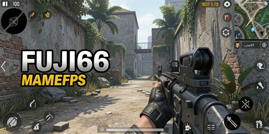 Tampilan gameplay intens FUJI66 dengan aksi tembak-menembak yang seru.