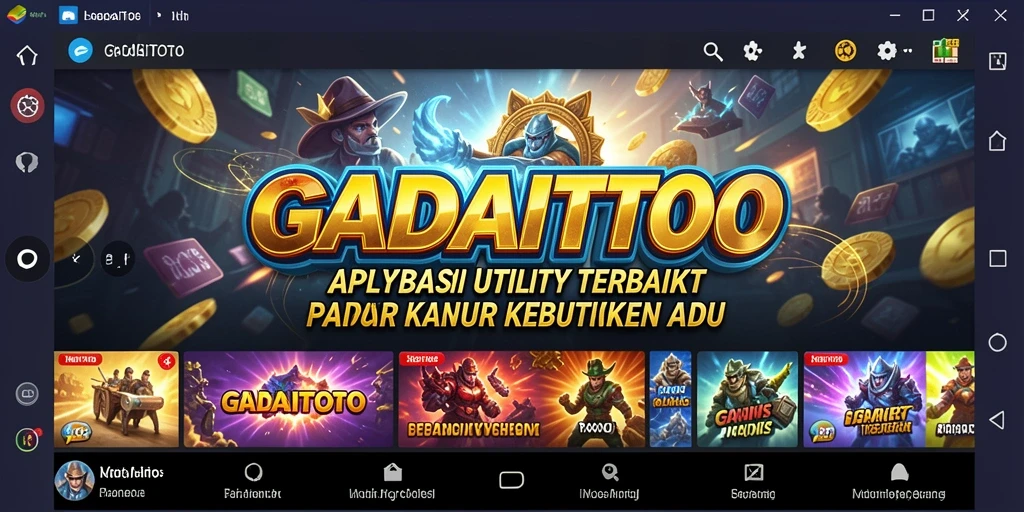Tampilan antarmuka GADAITOTO yang intuitif dengan fitur unggulan.