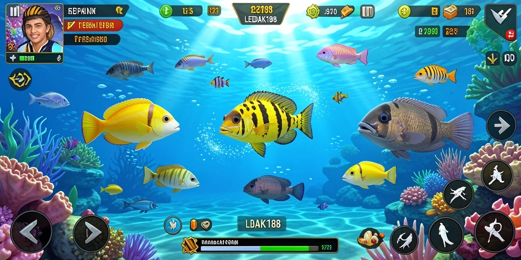 Tampilkan gameplay menembak ikan yang seru dan menantang di LEDAK188.