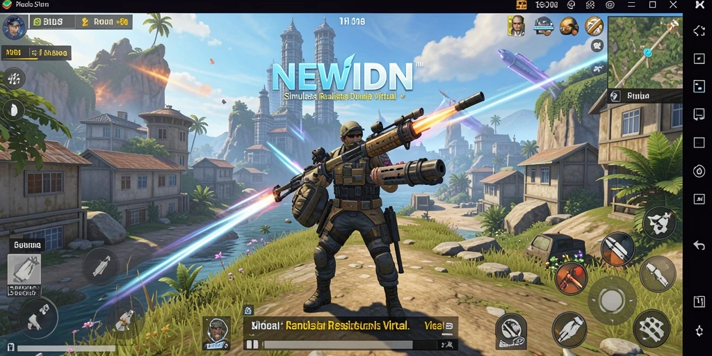 Screenshot gameplay <strong>NEWIDN</strong> yang menunjukkan interaksi dalam simulasi.