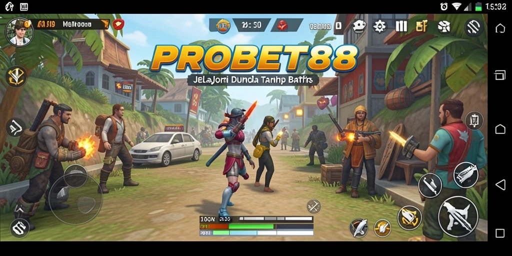 Tampilan permainan PROBET88 yang memukau dalam dunia Open World.