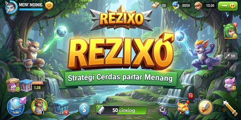 Tangkapan layar gameplay REZIXO yang menampilkan strategi perang yang menarik.